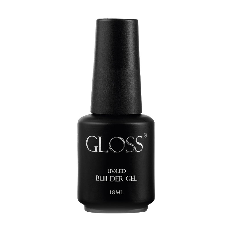 

Уцінка! Однофазний гель для нігтів Gloss UV/LED Builder Gel з пензлем, Pink Silver, 18 мл