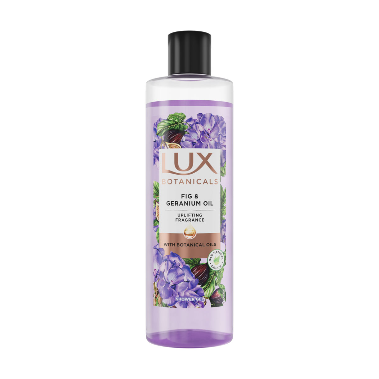 

Уцінка! Гель для душу Lux Botanicals Fig & Geranium Oil, 480 мл