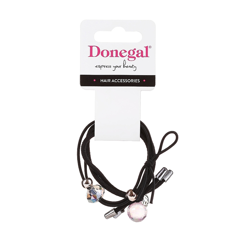

Резинка для волосся Donegal Чорна, 1 шт (FA-5697)