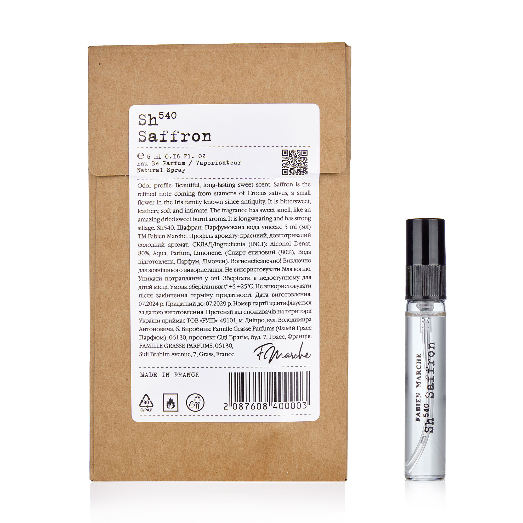 

Fabien Marche Alchimiste Sh540 Парфумована вода унісекс, 5 мл