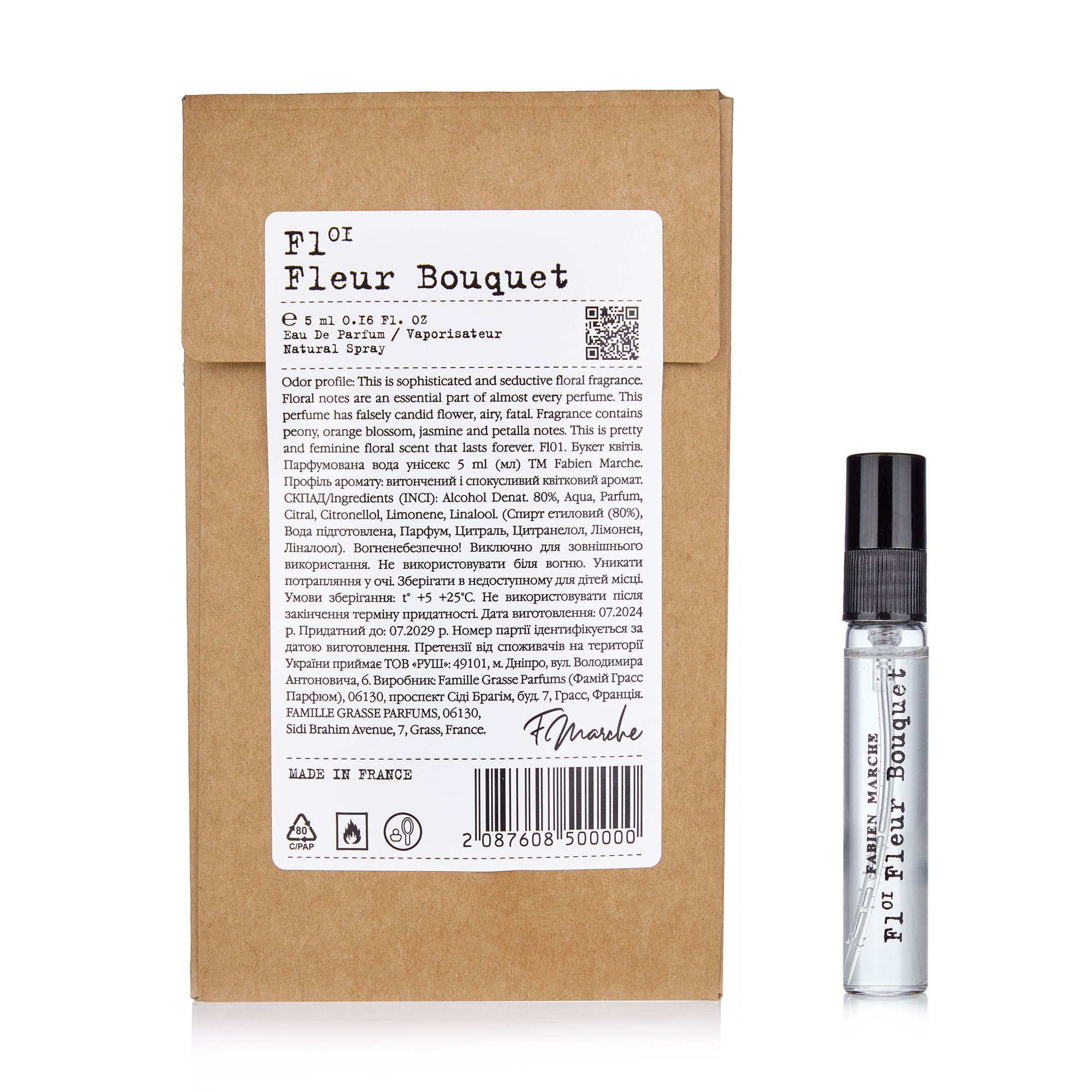 

Fabien Marche Alchimiste Fl01 Парфумована вода унісекс, 5 мл