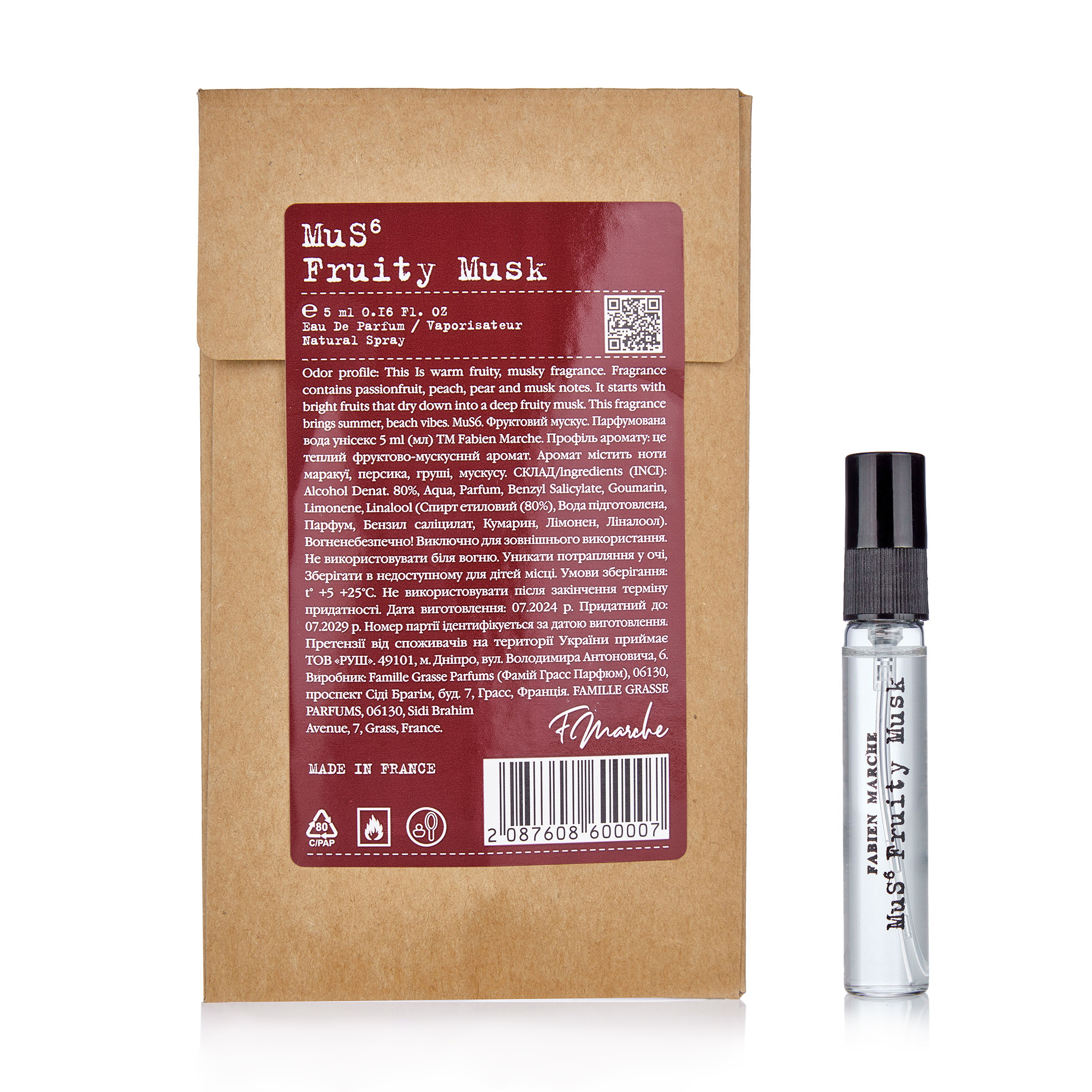 

Fabien Marche Alchimiste MuS6 Парфумована вода унісекс, 5 мл