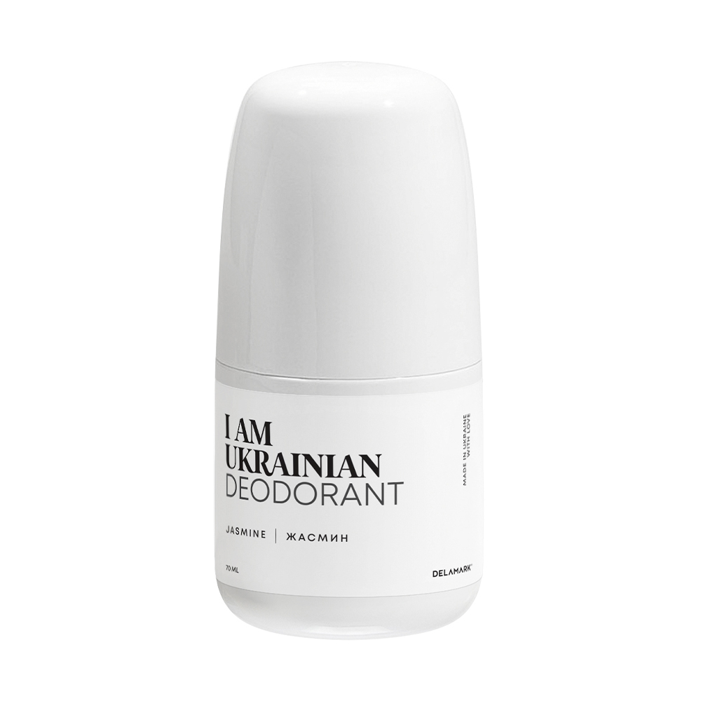 

Уцінка! Натуральний кульковий дезодорант DeLaMark I am Ukrainian Жасмин, 70 мл