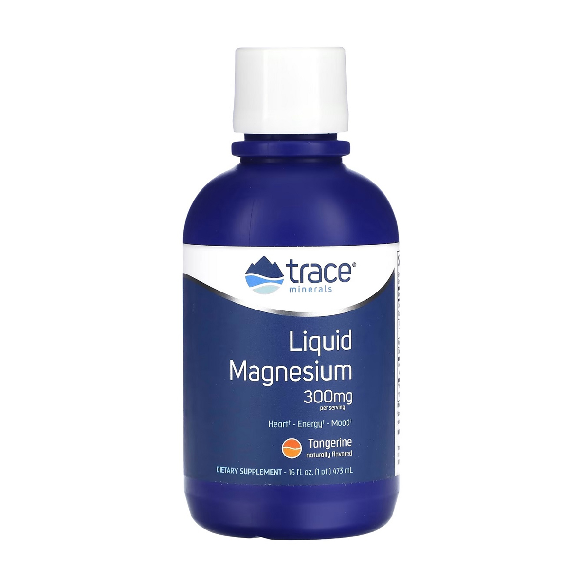 

Уцінка! Магній Trace Minerals Liquid Magnesium 300 мг, зі смаком мандарину, в рідині, 473 мл