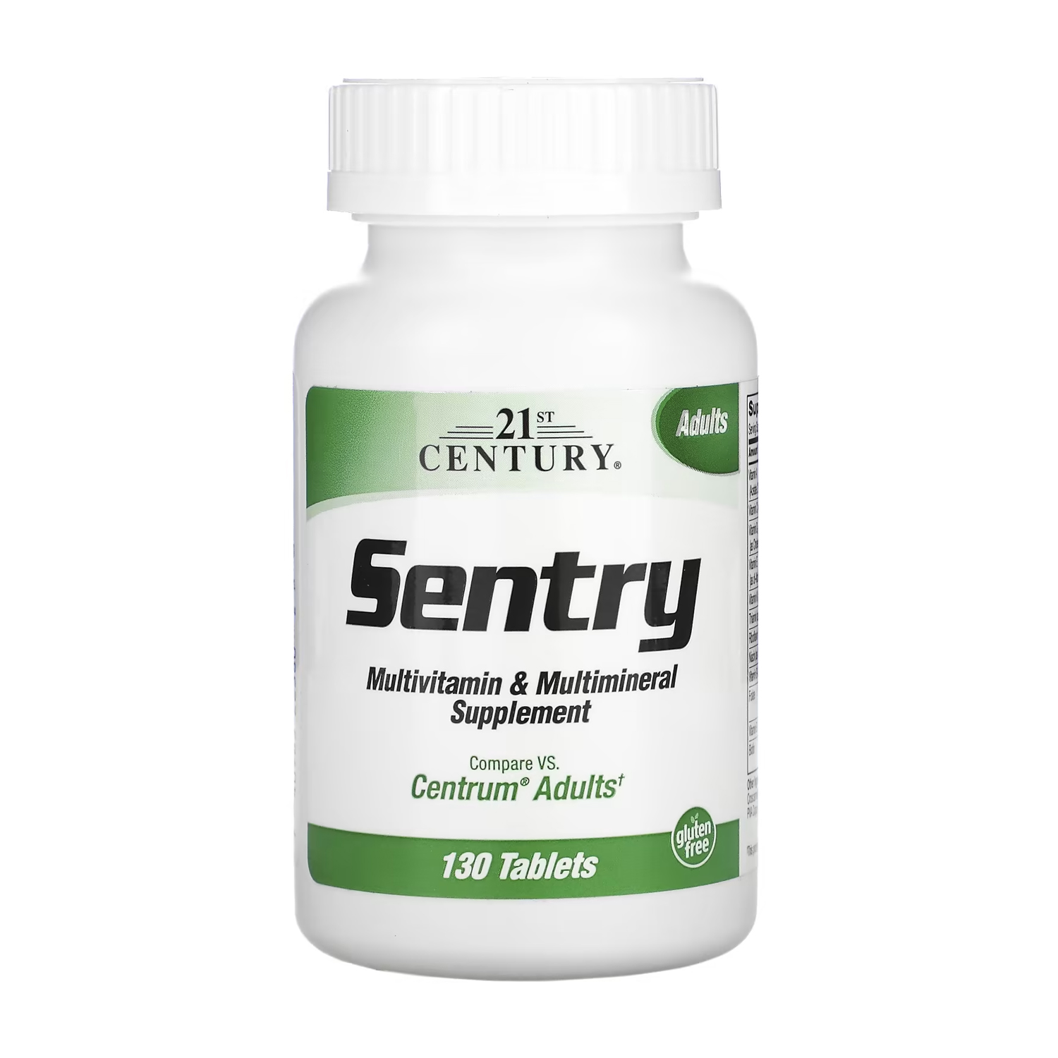 

Мультивітаміни та мультимінерали 21st Century Sentry, 130 таблеток