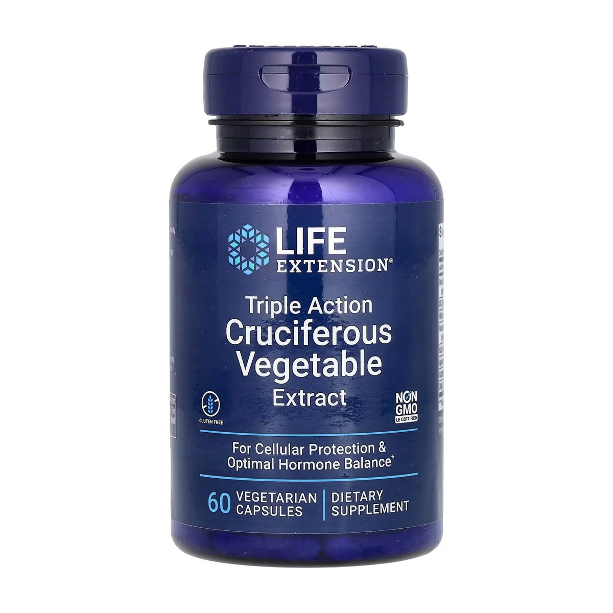 

Екстракт хрестоцвітих потрійної дії Life Extension Triple Action Cruciferous Vegetable Extract, 60 вегетаріанських капсул