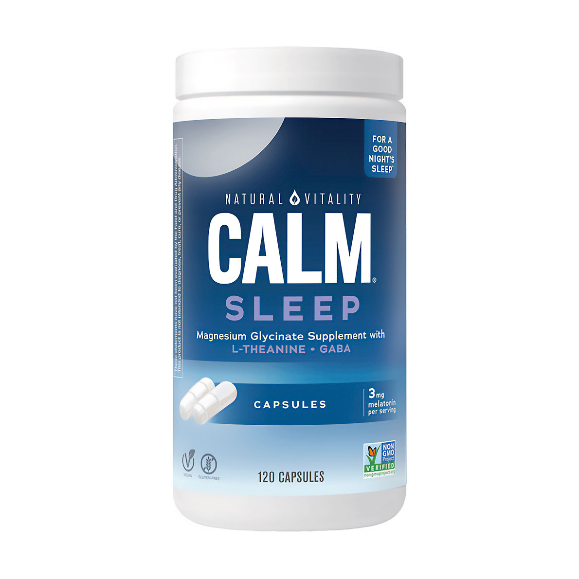 

Спокійний сон з ефірною олією бергамоту Natural Vitality CALM Sleep Capsules with Bergamot Oil, 120 капсул