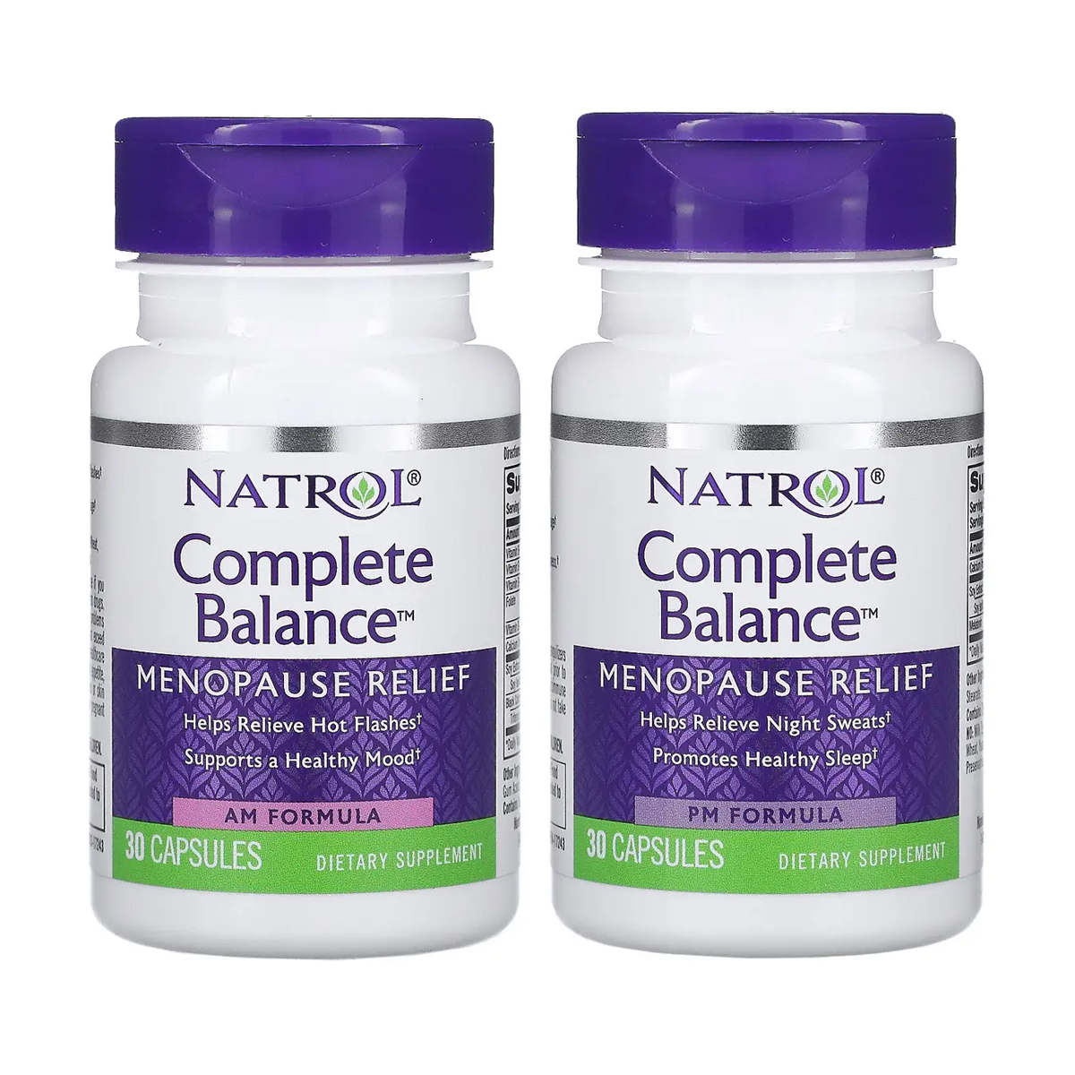 

Повний комплекс для полегшення менопаузи Natrol Complete Balance Menopause Relief, 2*30 капсул