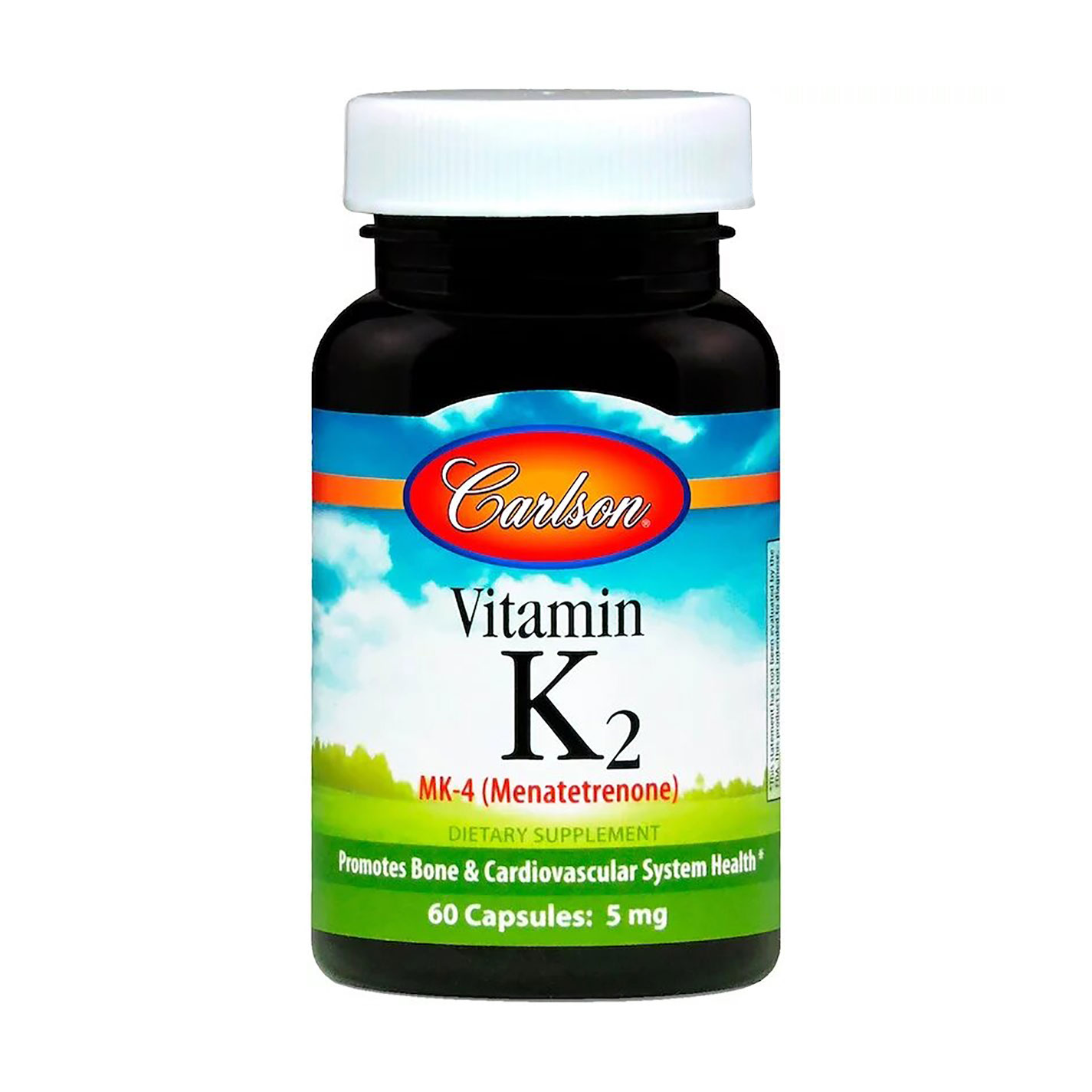 

Вітамін-К2 Carlson Labs K2 MK-4, 5 мг, 60 капсул