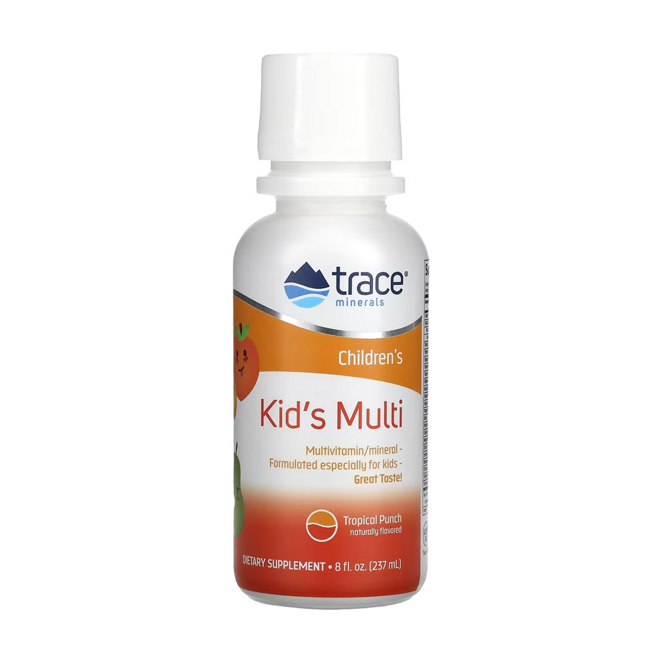

Вітамінно-мінеральний комплекс для дітей Trace Minerals Kid's Multi смак цитрусовий, в рідині, 237 мл