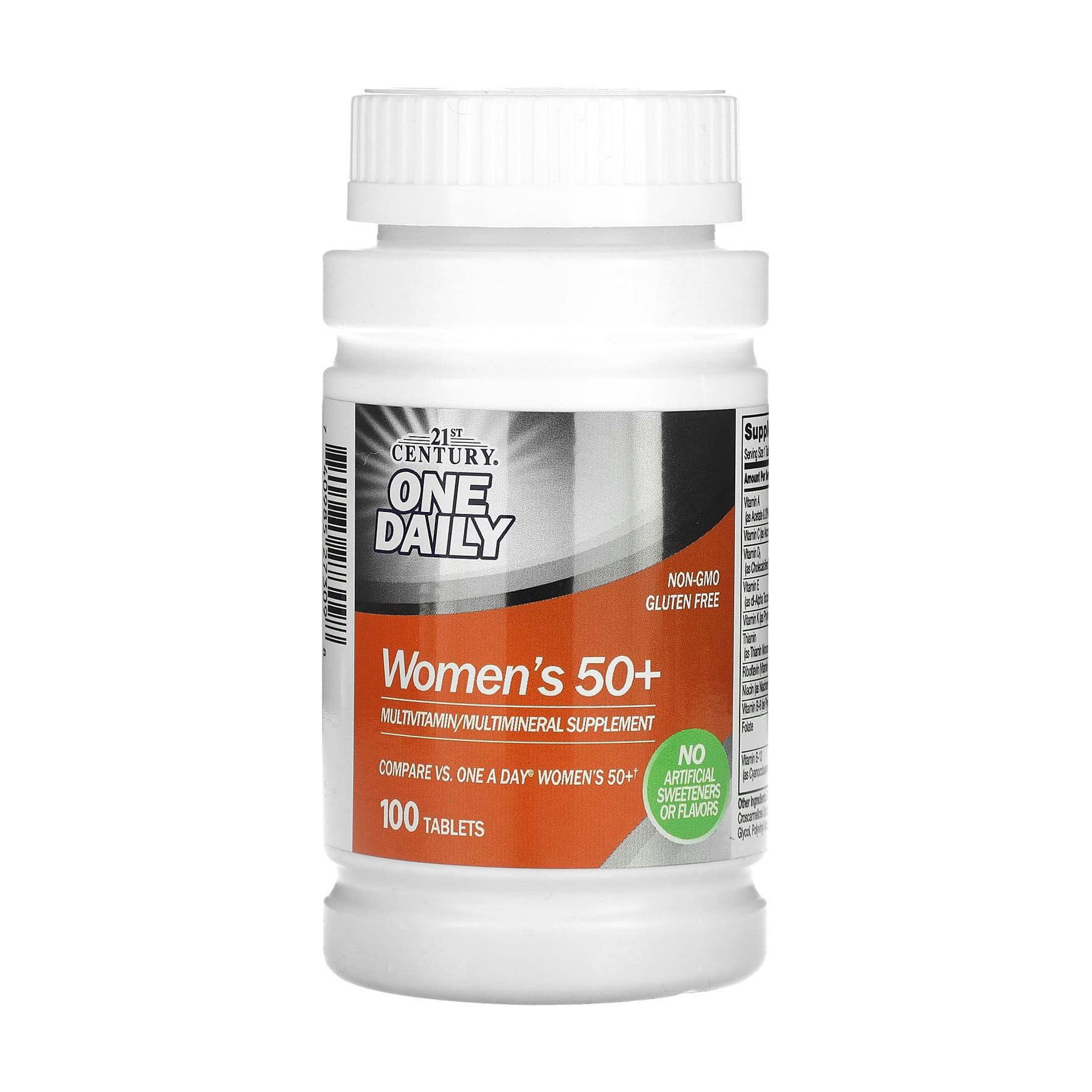 

Мультивітаміни та мінерали для жінок 50+ 21st Century One Daily Women's 50+, 100 таблеток
