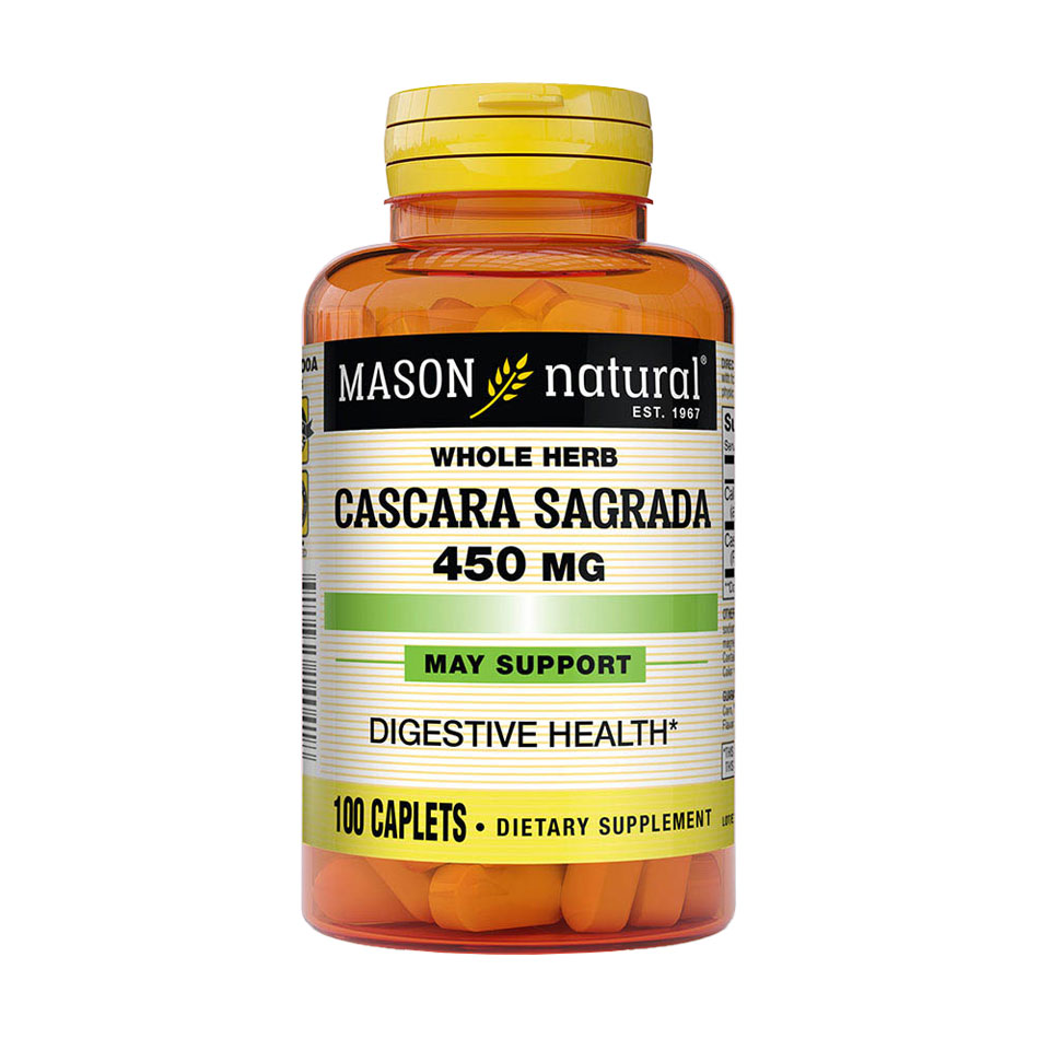 

Каскара саграда Mason Natural Cascara Sagrada 450 мг, 100 капсул