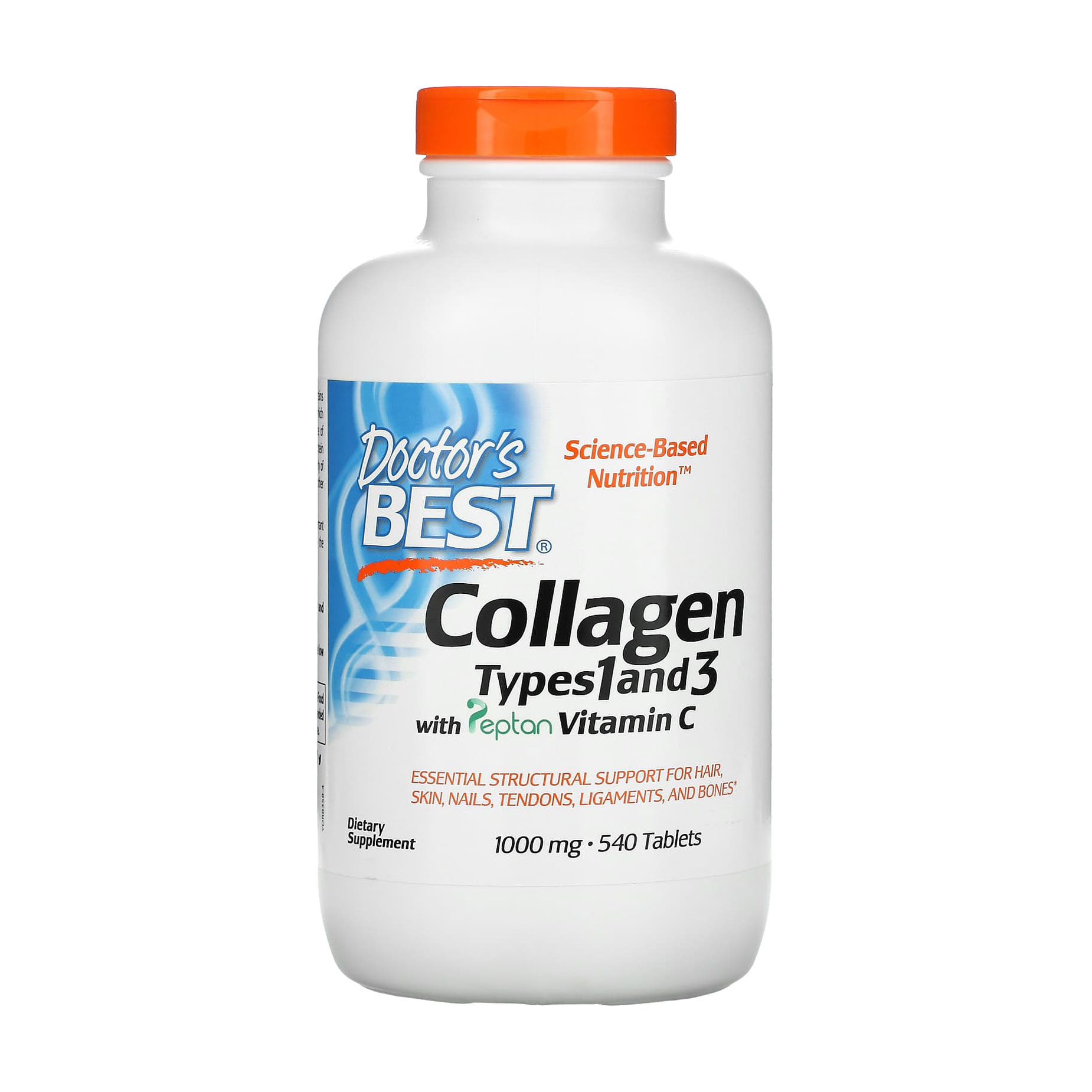 

Колаген 1 та 3 типу Doctor's Best Collagen Types 1 & 3, 540 таблеток