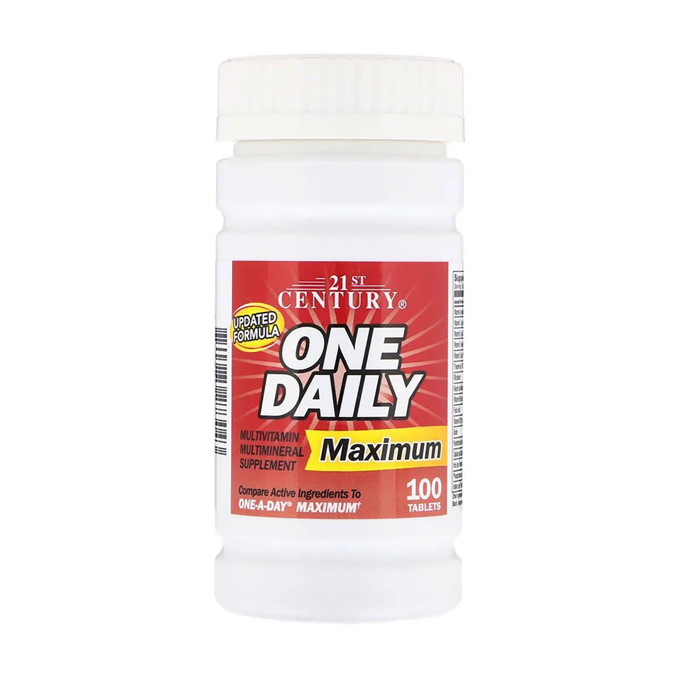 

Мультивітаміни 21st Century One Daily Maximum, 100 таблеток