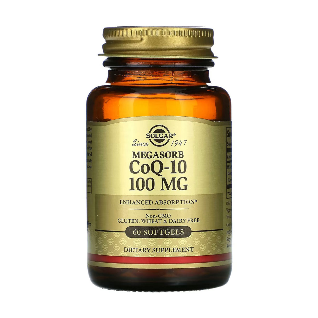 

Уцінка! Коензим Q10 Solgar Megasorb CoQ-10 100 мг, 60 капсул