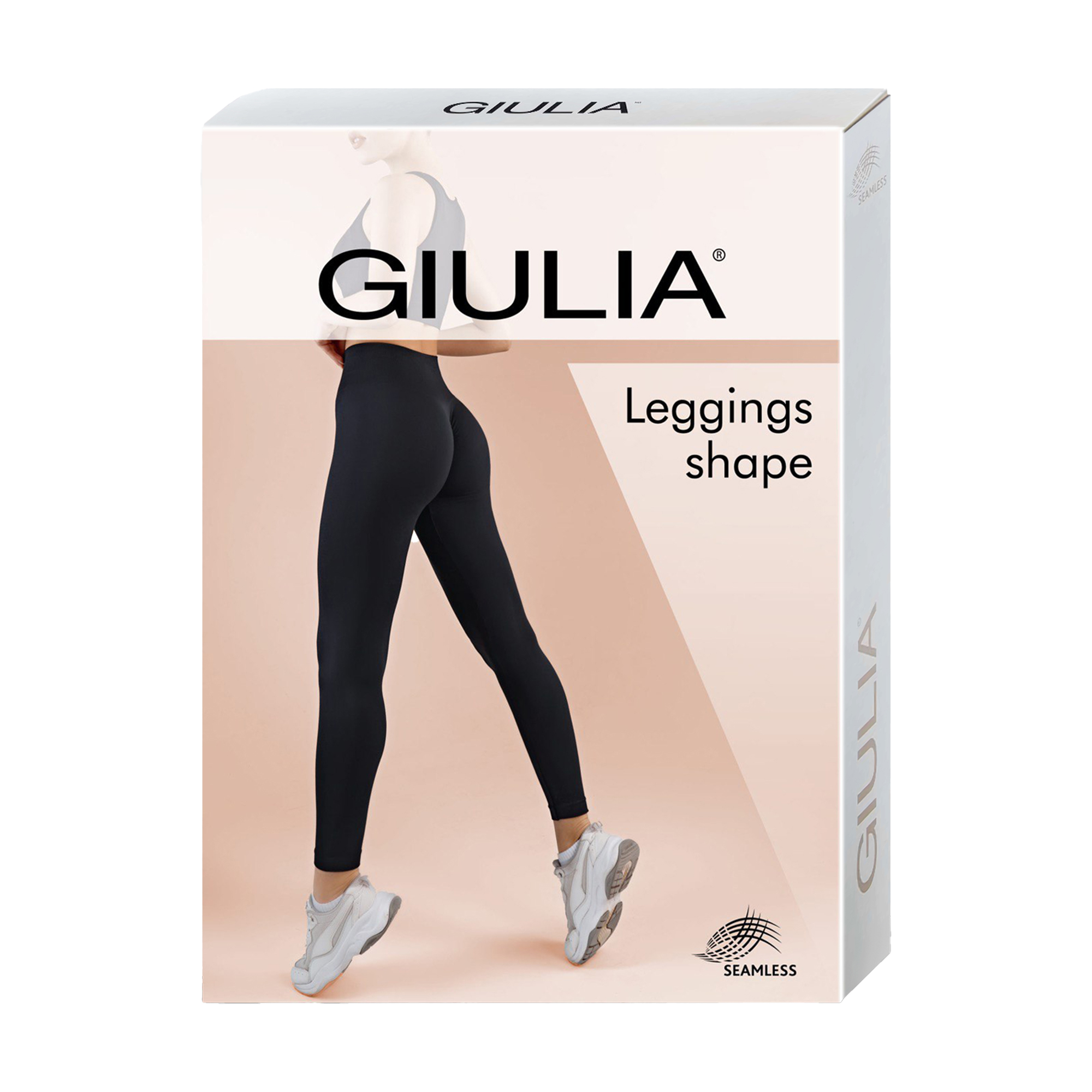 

Легінси жіночі Giulia Leggings Shape з push-up ефектом та широким поясом, Black, розмір L/XL