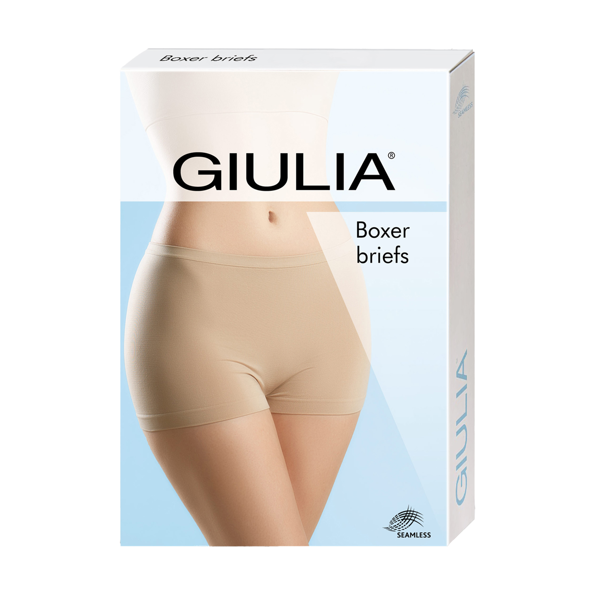 

Труси-шортики жіночі Giulia Boxer Briefs, White, розмір S/M