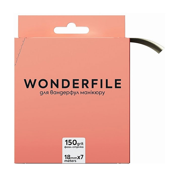 

Файл-стрічка для пилки Wonderfile 160*18 мм, 150 грит, 7 м (WFGT160/150)