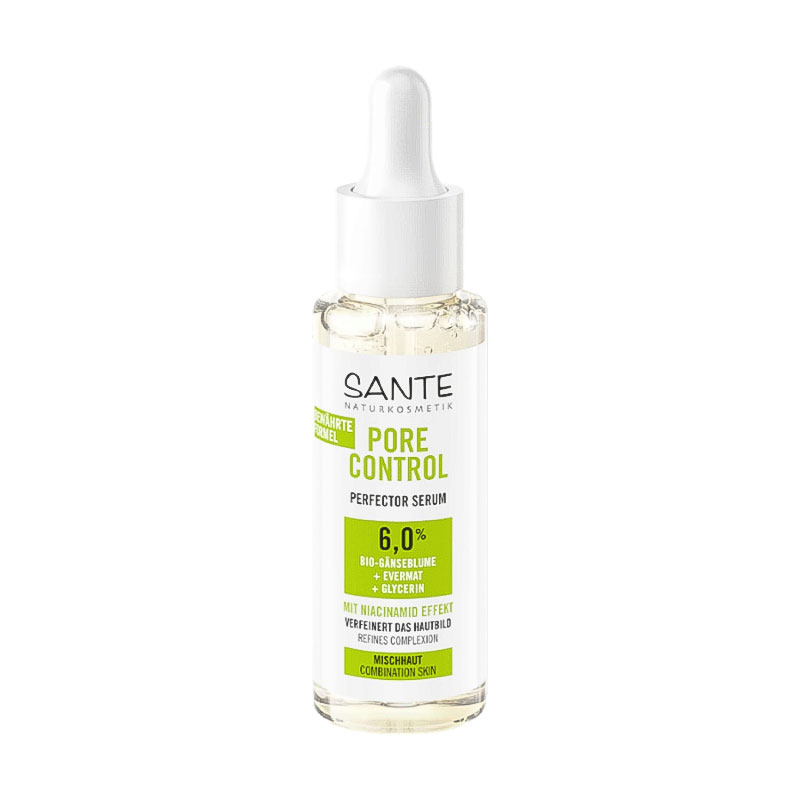 

Уцінка! Біосироватка для обличчя Sante Pore Control Perfector Serum для комбінованої шкіри, з ефектом ніацинаміду, 30 мл