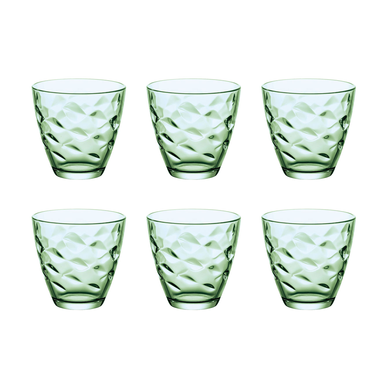 

Набір склянок Bormioli Rocco Flora Green, 6*260 мл (384420V42021990)