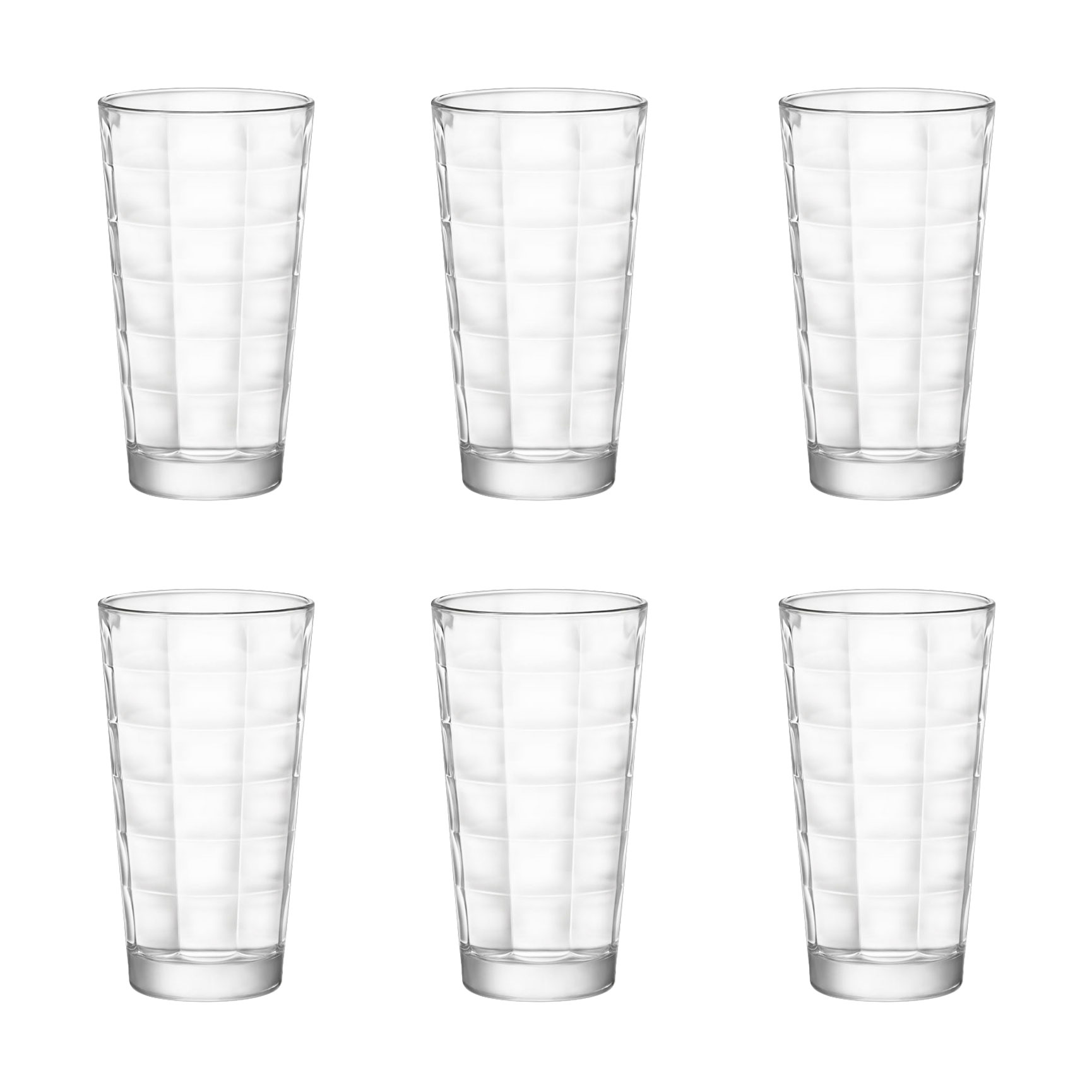 

Набір високих склянок Bormioli Rocco Cube, 6*370 мл (128757V42021990)