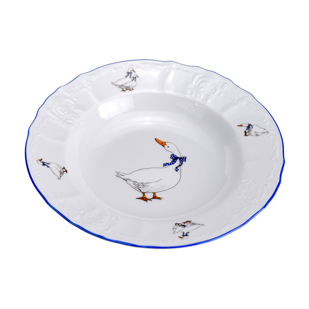 

Тарілка глибока Thun Bernadotte Гуси, 23 см (P1750003JQZ5936B59)