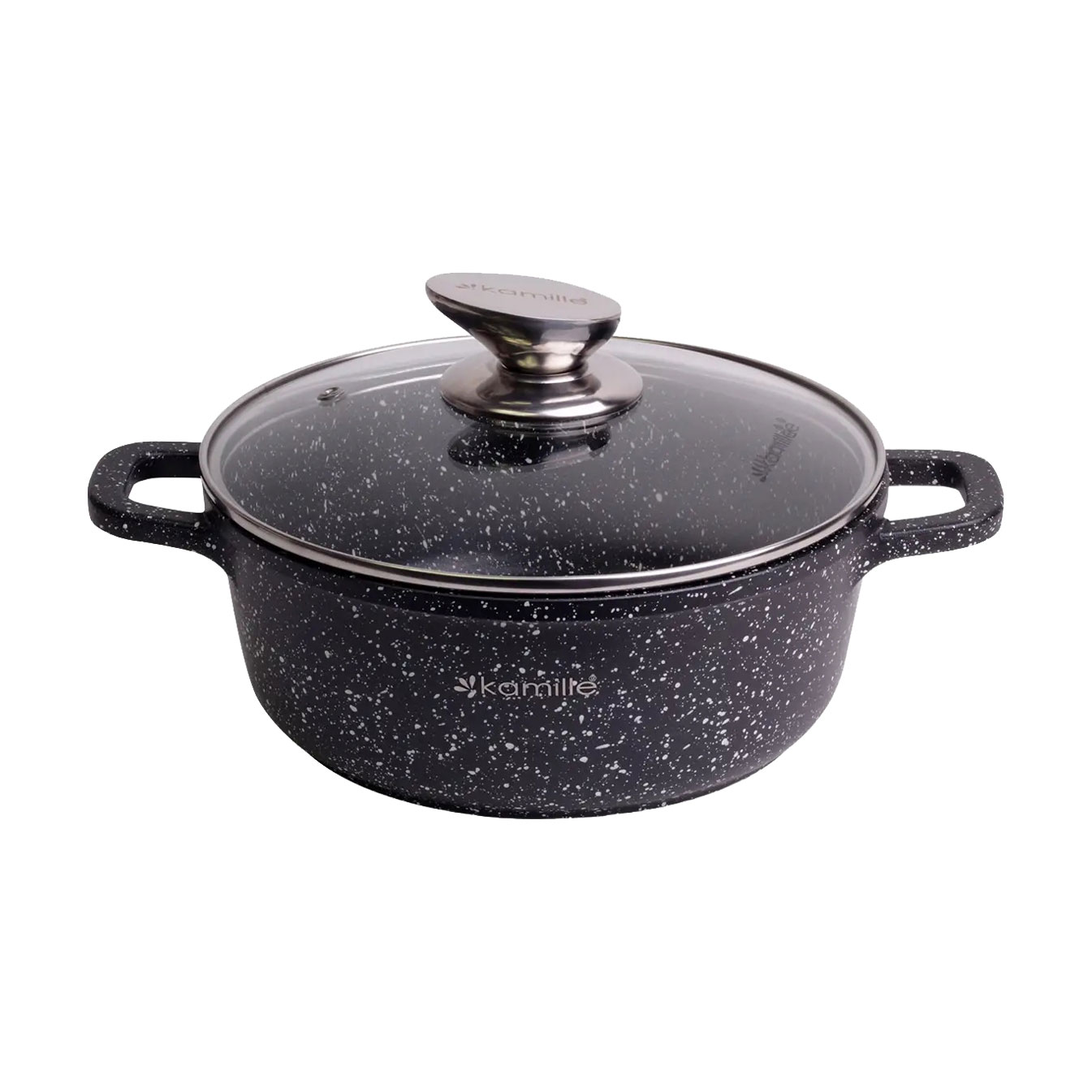 

Каструля Kamille з антипригарним покриттям та кришкою, 20*8.5 см (KM-4404)