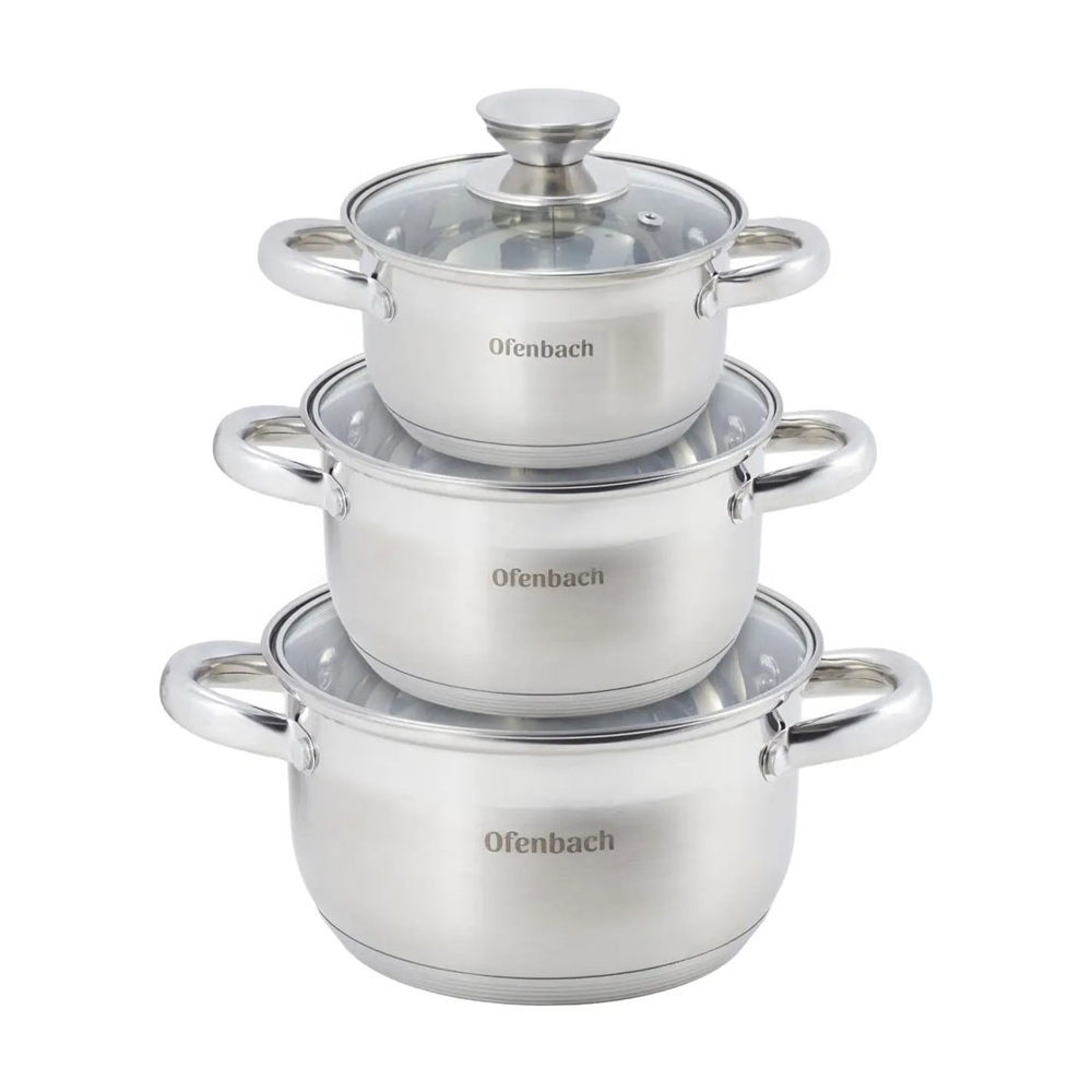 

Набір каструль Ofenbach Cooking Set, 6 предметів (NB100002)