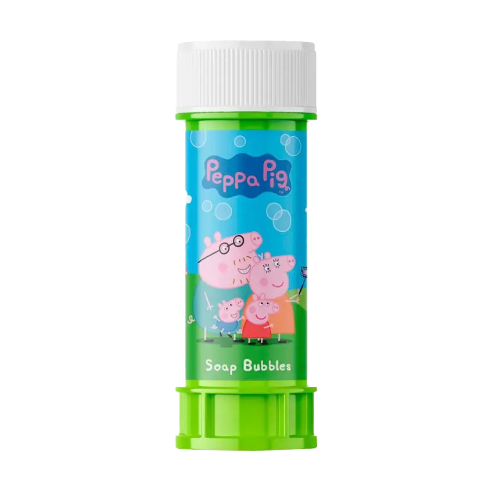 

Мильні бульбашки DoDo Peppa Pig зелена упаковка, 60 мл (200175)