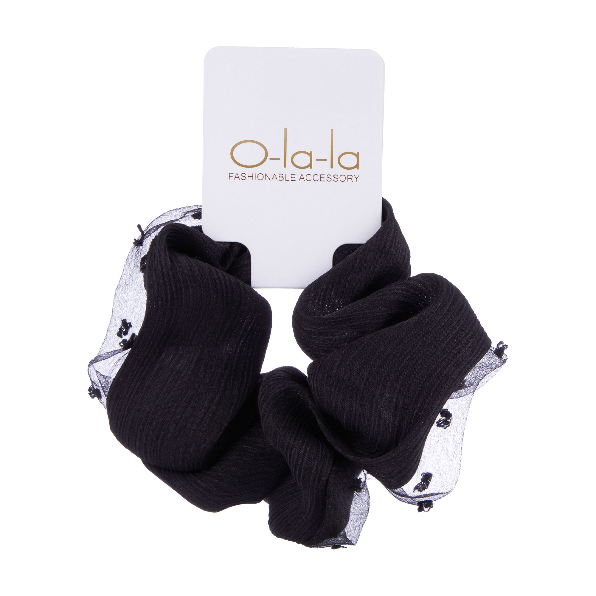 

Резинка для волосся O-la-la чорна, 1 шт (LE-23-02-32)