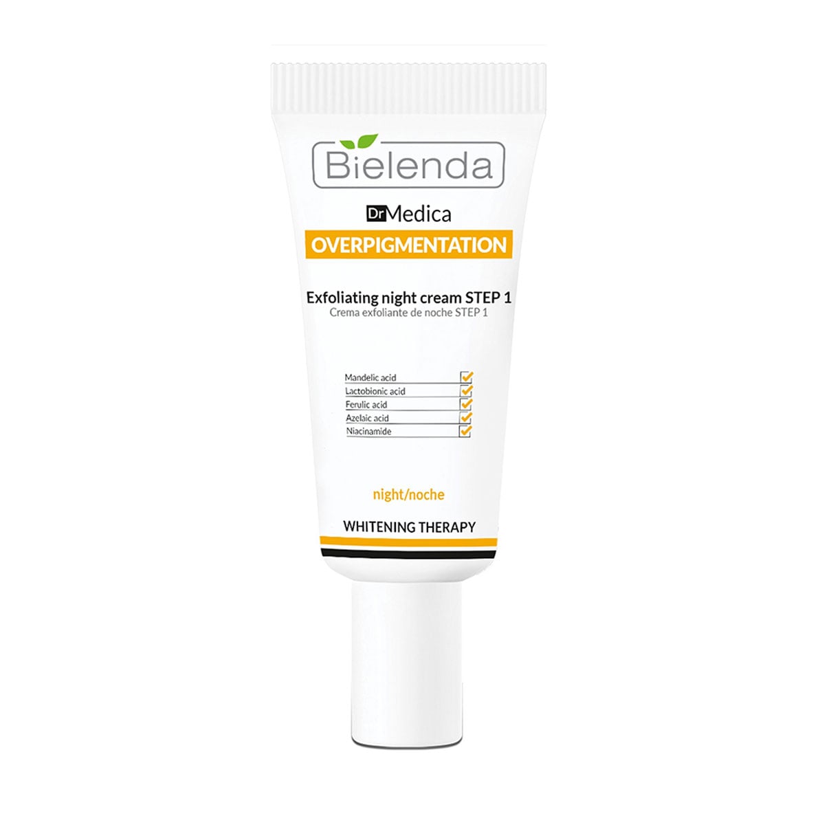 Відлущувальний нічний крем для обличчя Bielenda Dr Medica Overpigmentation Exfoliating Night Cream Step 1, 30 мл
