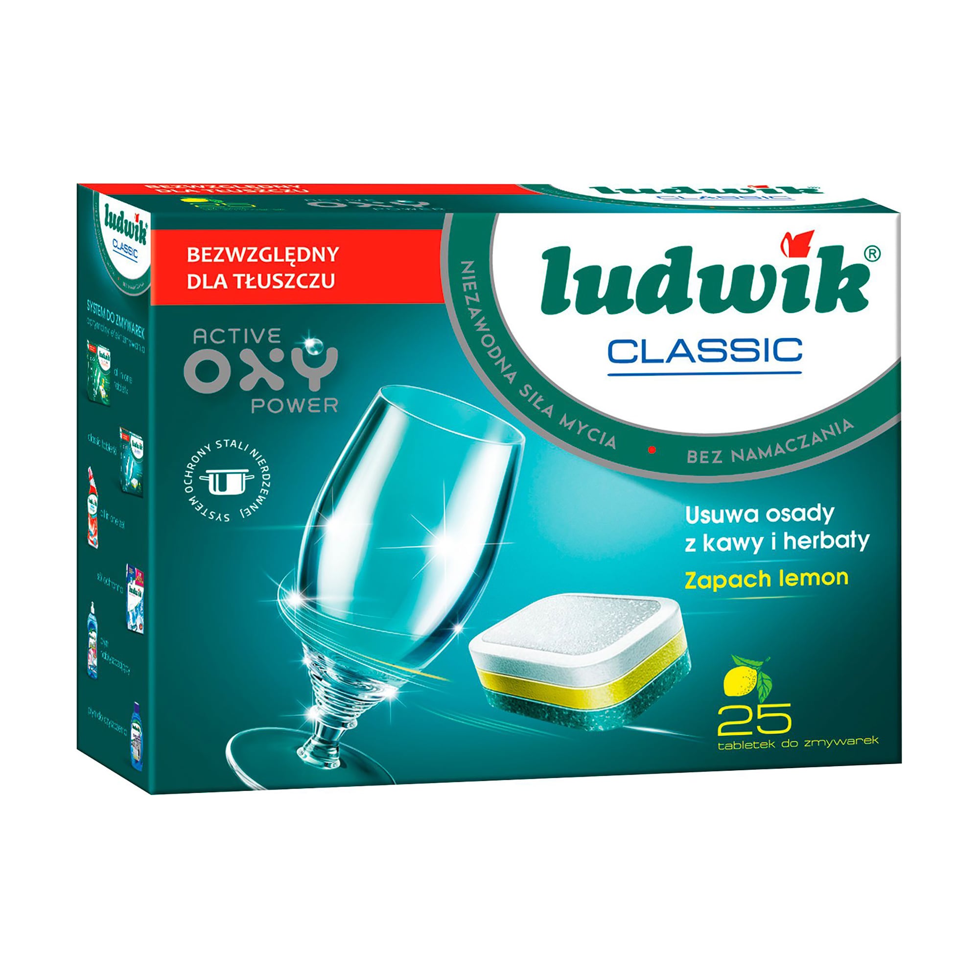 

Таблетки для посудомийних машин Ludwik Classic, 25 шт