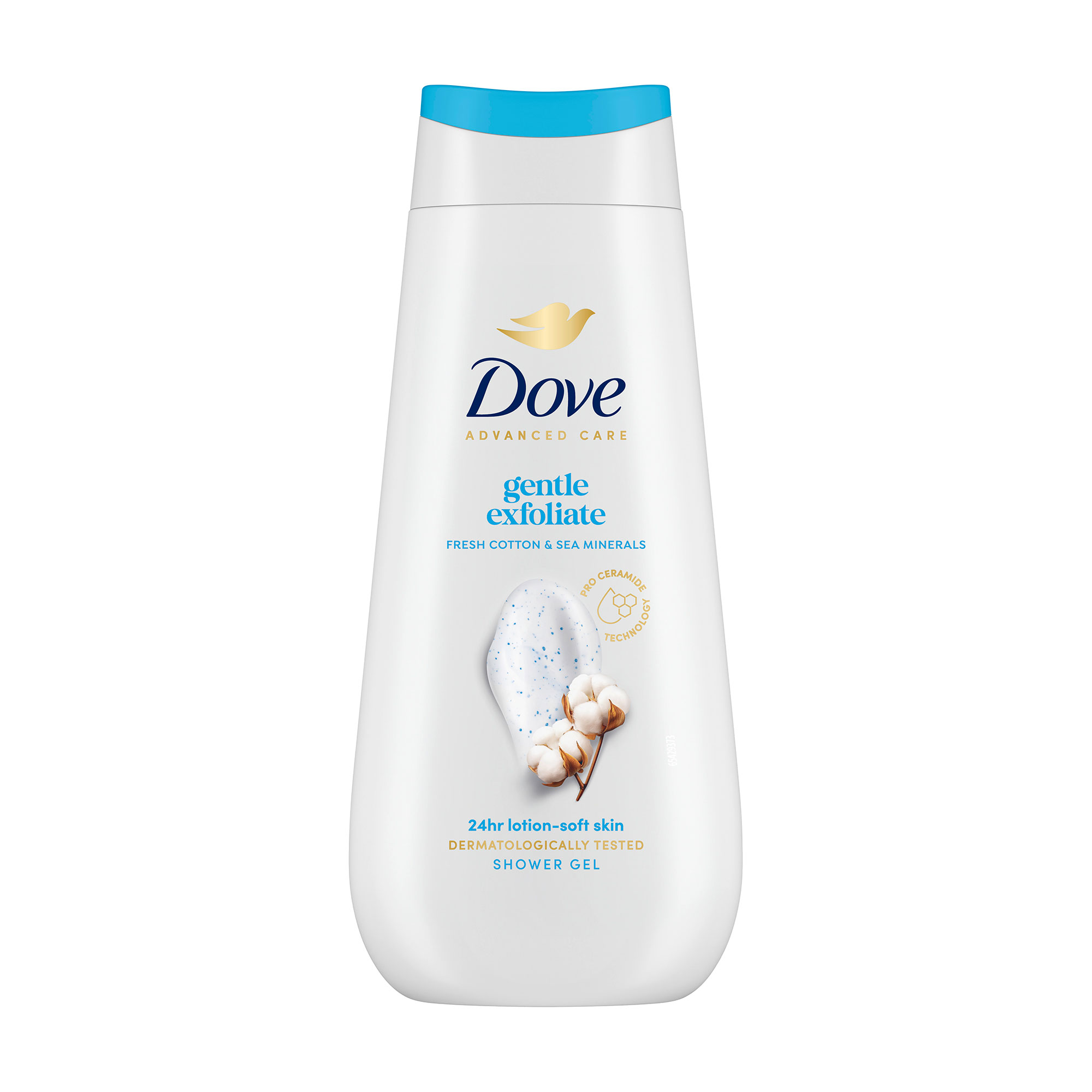 Гель для душу Dove Advanced Care Gentle Exfoliate Ніжне відлущування, 225 мл