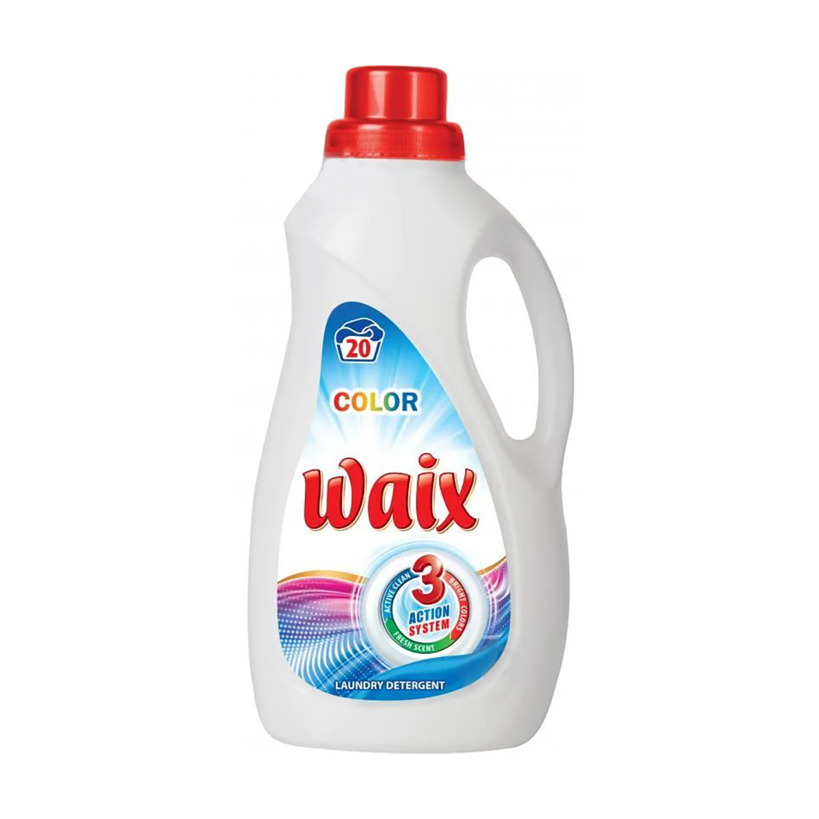 

Уцінка! Засіб для прання WAIX Color для кольорових речей, 20 циклів прання, 1.2 л