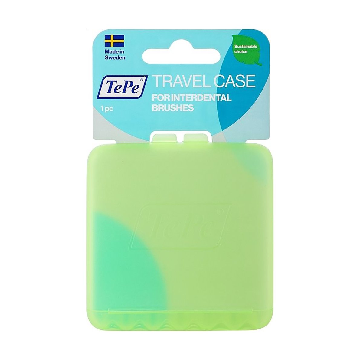 

Дорожній футляр для міжзубних щіток TePe Travel Case зелений, 1 шт