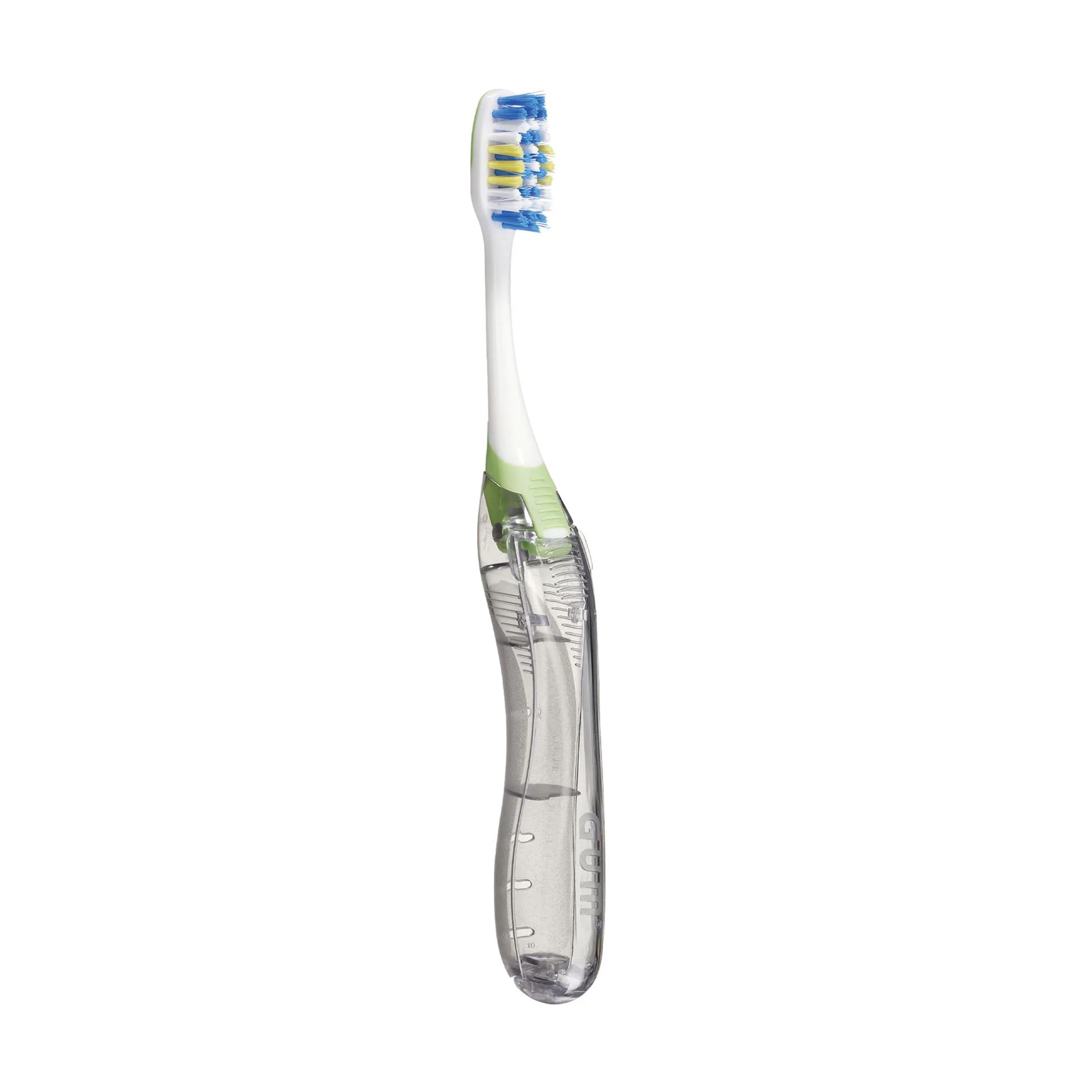 

Дорожня зубна щітка GUM Sunstar Travel Toothbrush, зелена, 1 шт