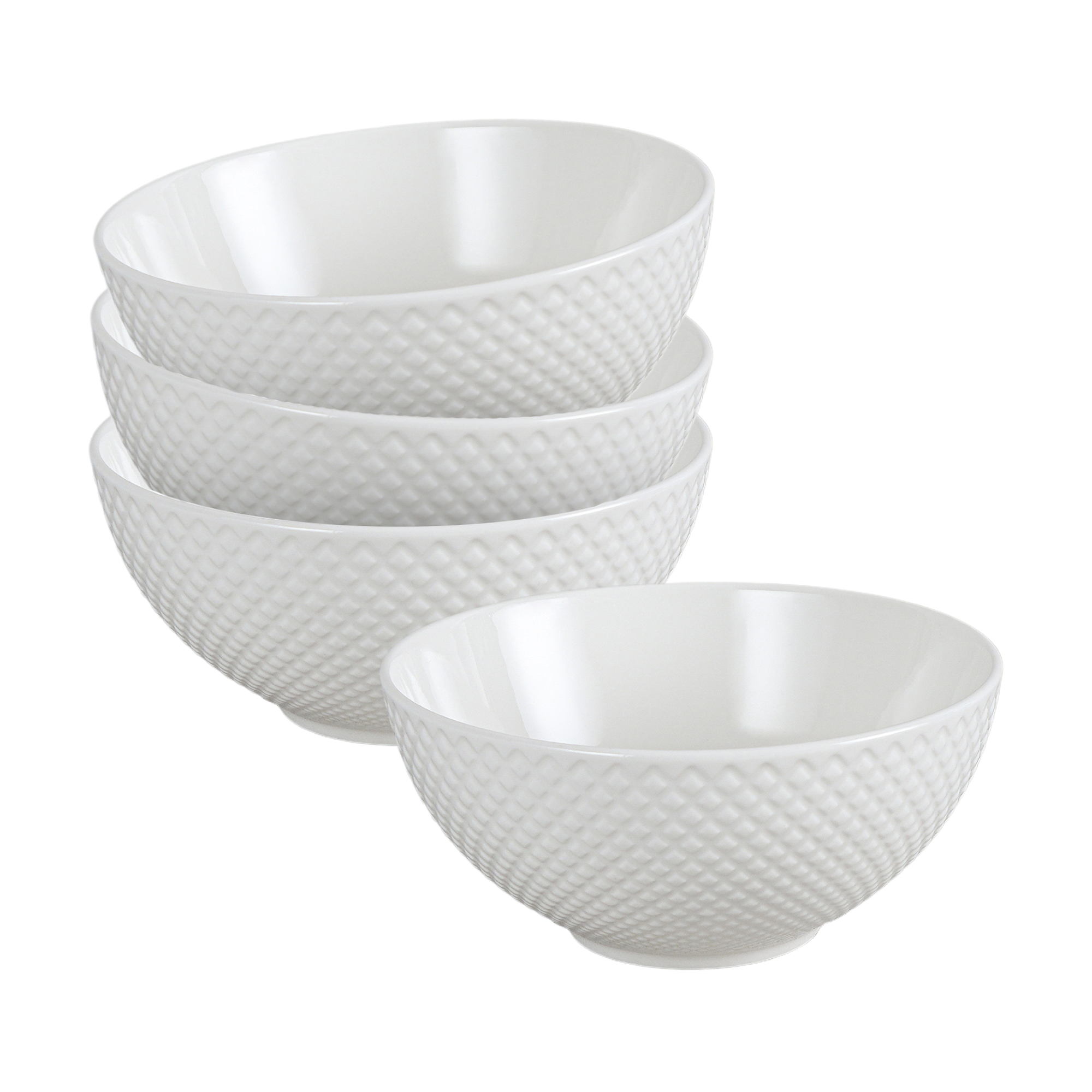 

Набір салатників Krauff Brilliant Collection білий, 15.4 см, 4 шт (21-316-003)