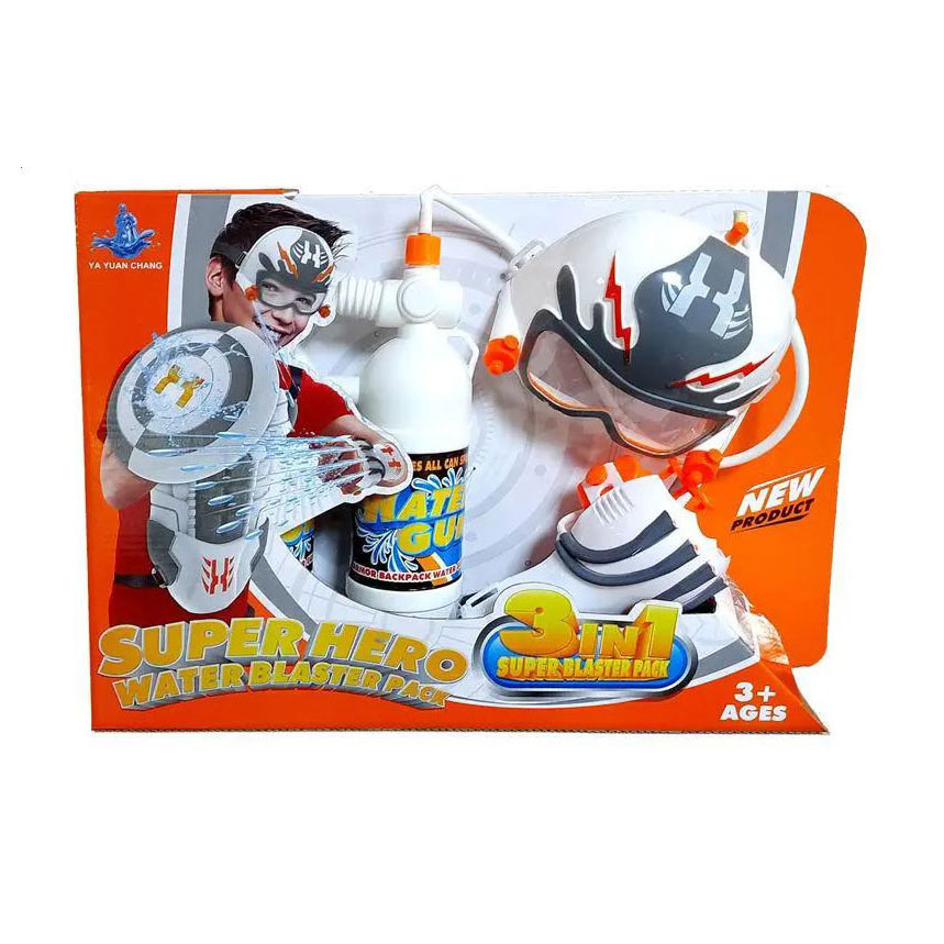 

Набір водяної зброї YG Toys (маска, 1шт + рукавичка, 1 шт + рюкзак, 1 шт) від 3 років, 45*31*8 см (YYS-01)