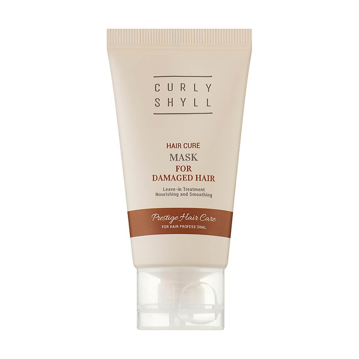 

Незмивна відновлювальна термозахисна маска CURLYSHYLL Hair Cure Mask для пошкодженого волосся, 30 мл