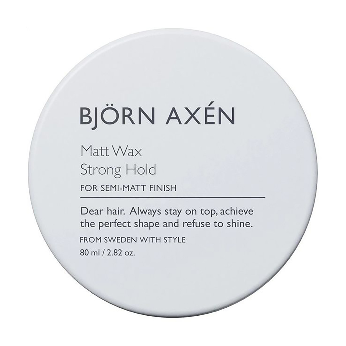 

Уцінка! Матовий віск для укладання волосся Bjorn Axen Matt Wax Strong Hold сильної фіксації, 80 мл