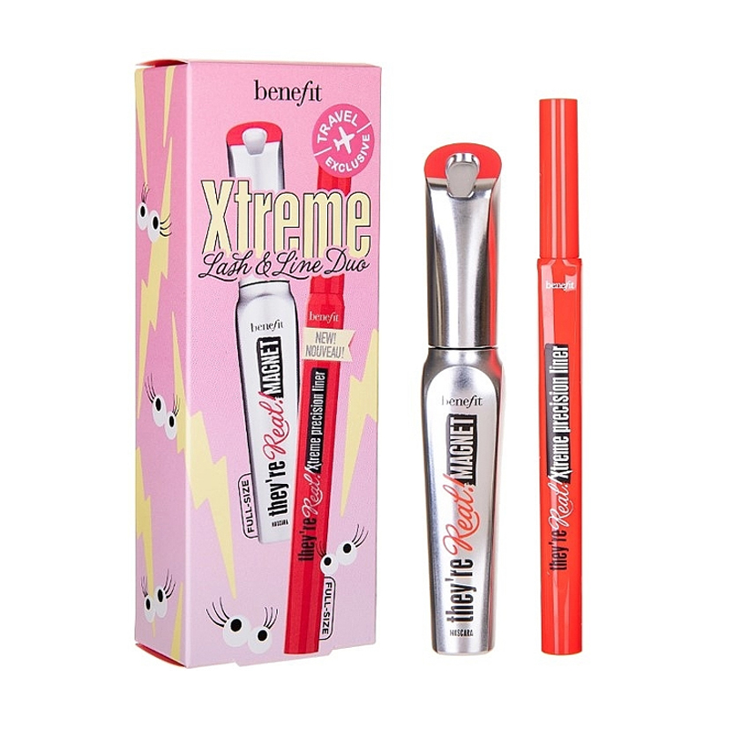 

Уцінка! Набір для макіяжу очей Benefit They're Real! Xtreme Lash & Line Duo (туш для вій, 9 мл + підводка для очей, 0.35 мл)