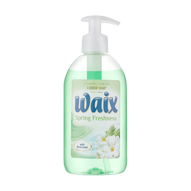 

Уцінка! Рідке мило WAIX Liquid Soap Spring Freshness Весняна свіжість, 500 мл