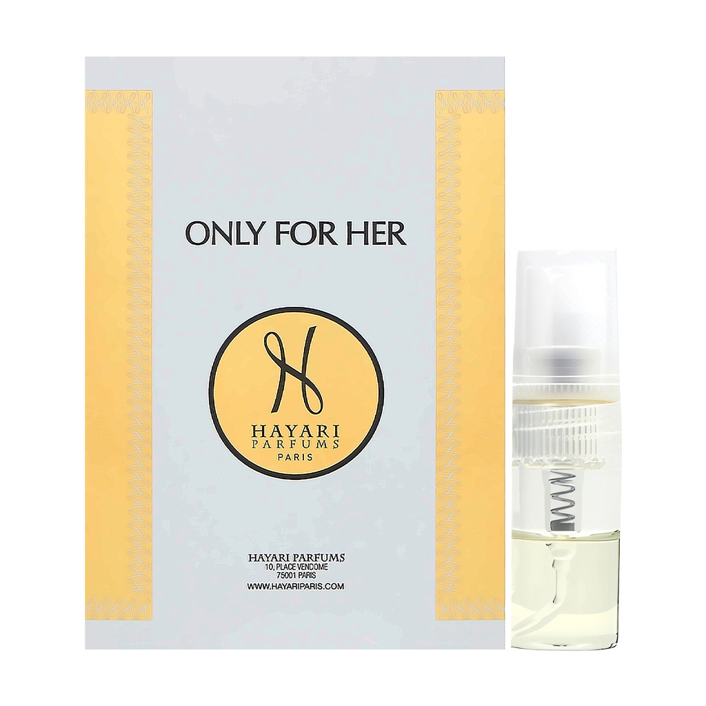 Hayari Parfums Only for Her Парфумована вода жіноча, 2 мл (пробник)
