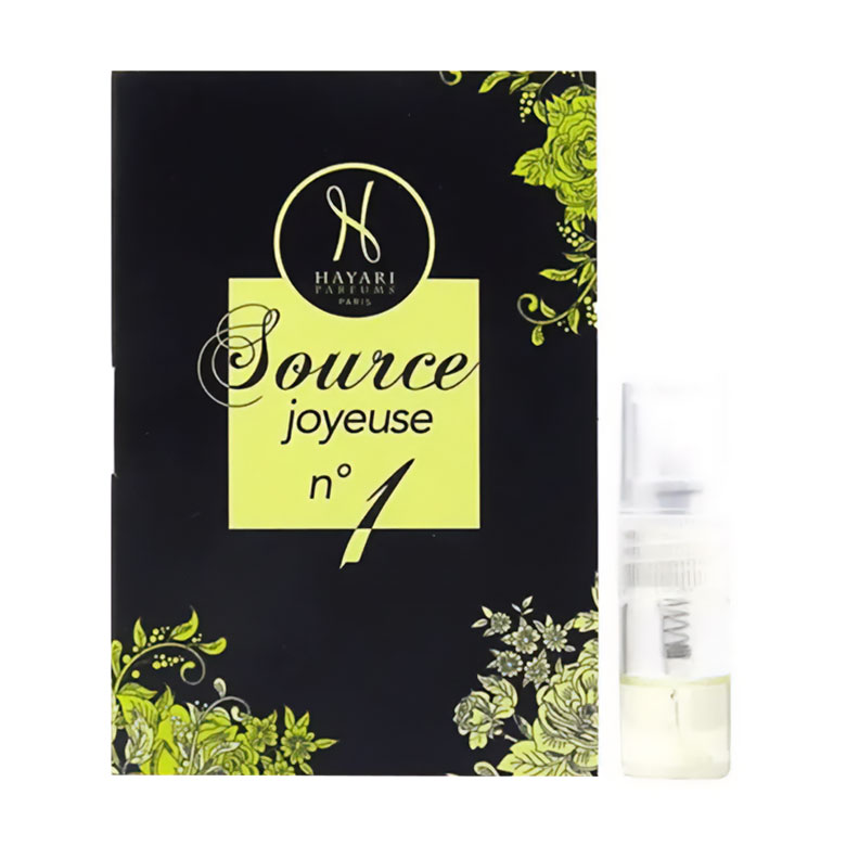 

Hayari Parfums Source Joyeuse No1 Туалетна вода унісекс, 2 мл (пробник)