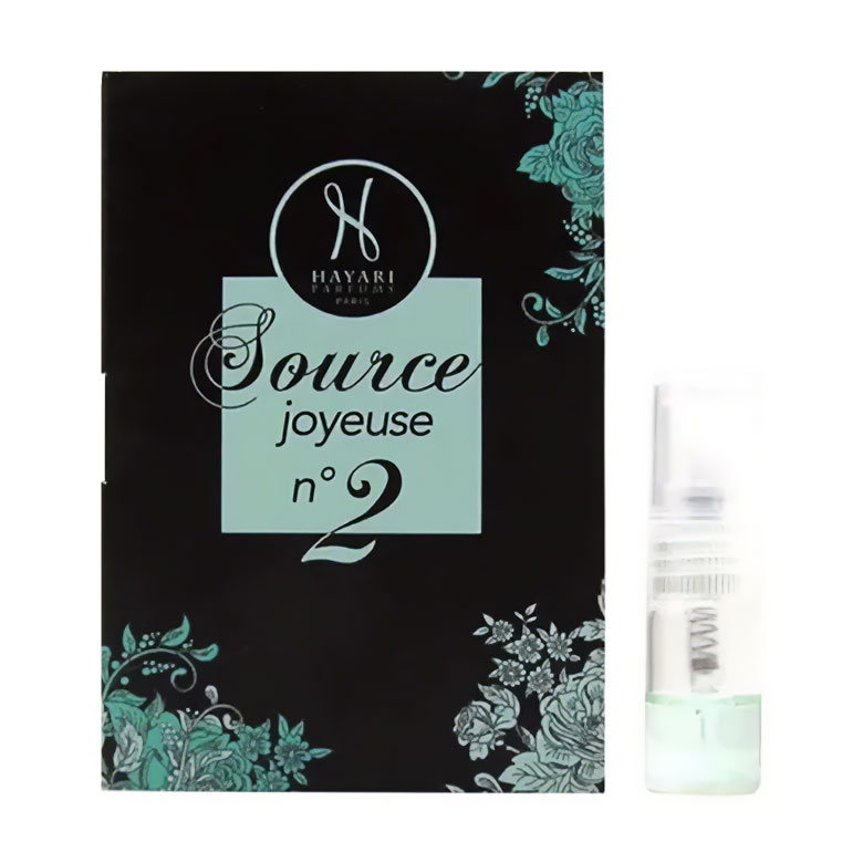 

Hayari Parfums Source Joyeuse No2 Туалетна вода унісекс, 2 мл (пробник)