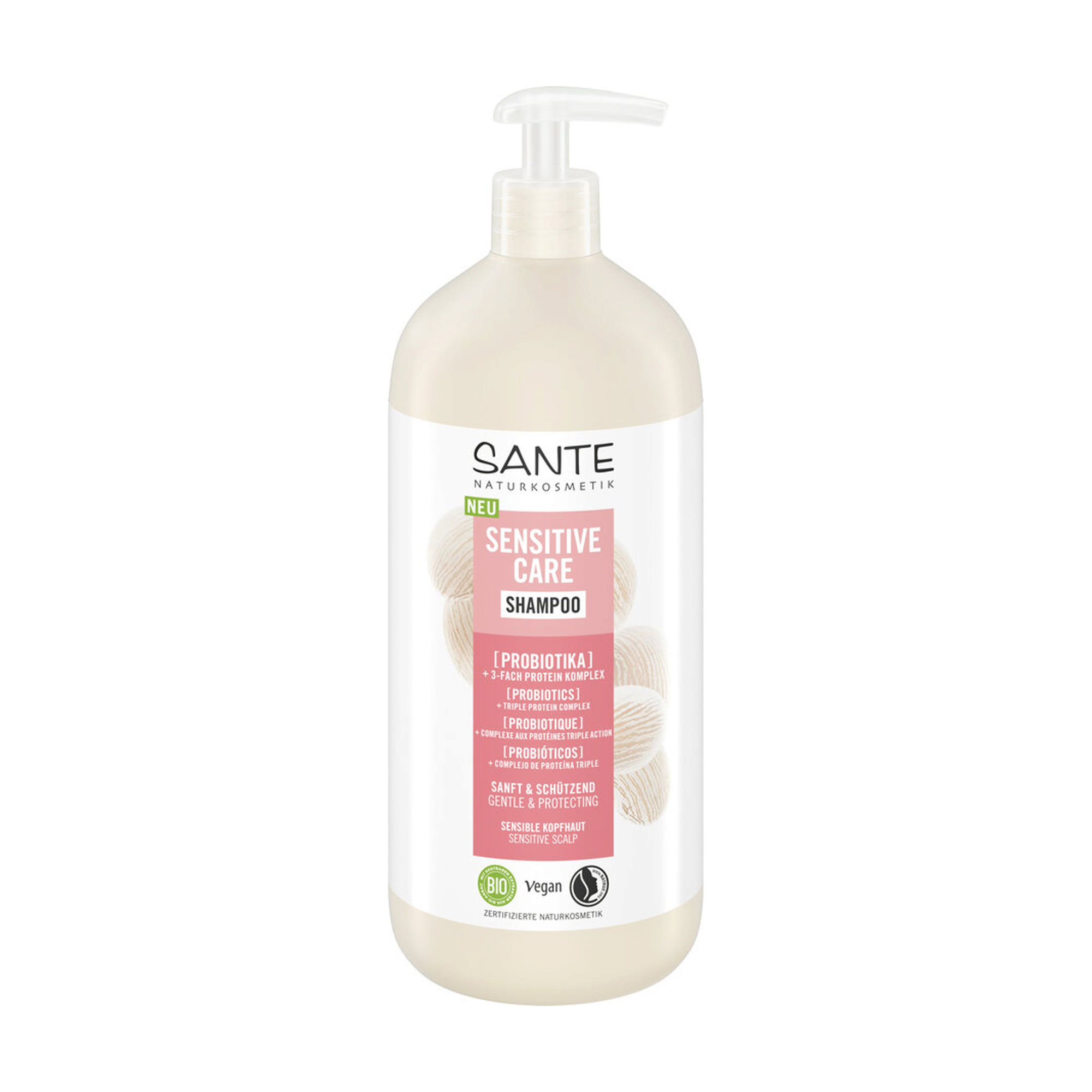 

Уцінка! Шампунь Sante Sensitive Care Shampoo для захисту чутливої шкіри голови, з пробіотиками, 950 мл