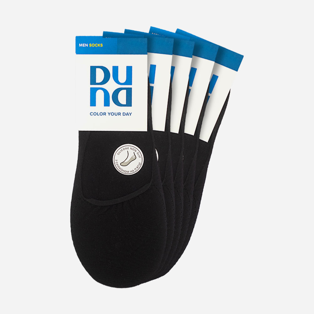 

Набір підслідників чоловічих Duna 2219 чорні, розмір 29, 5 пар