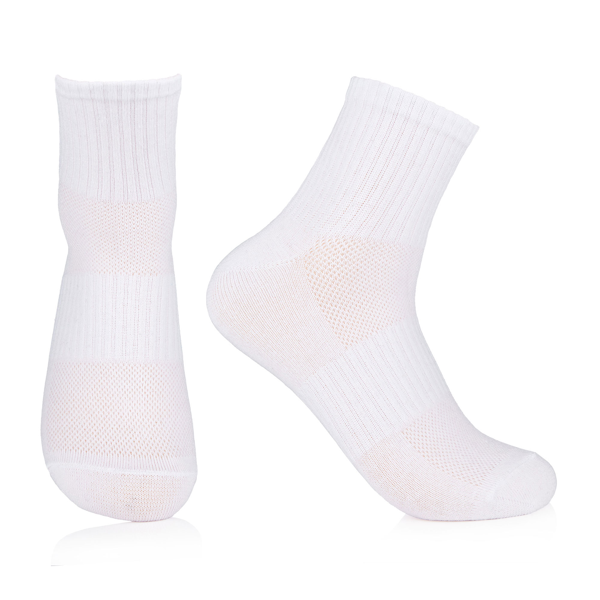 

Шкарпетки чоловічі AmiGO середні, сітка, спортивні, білі, розмір 29