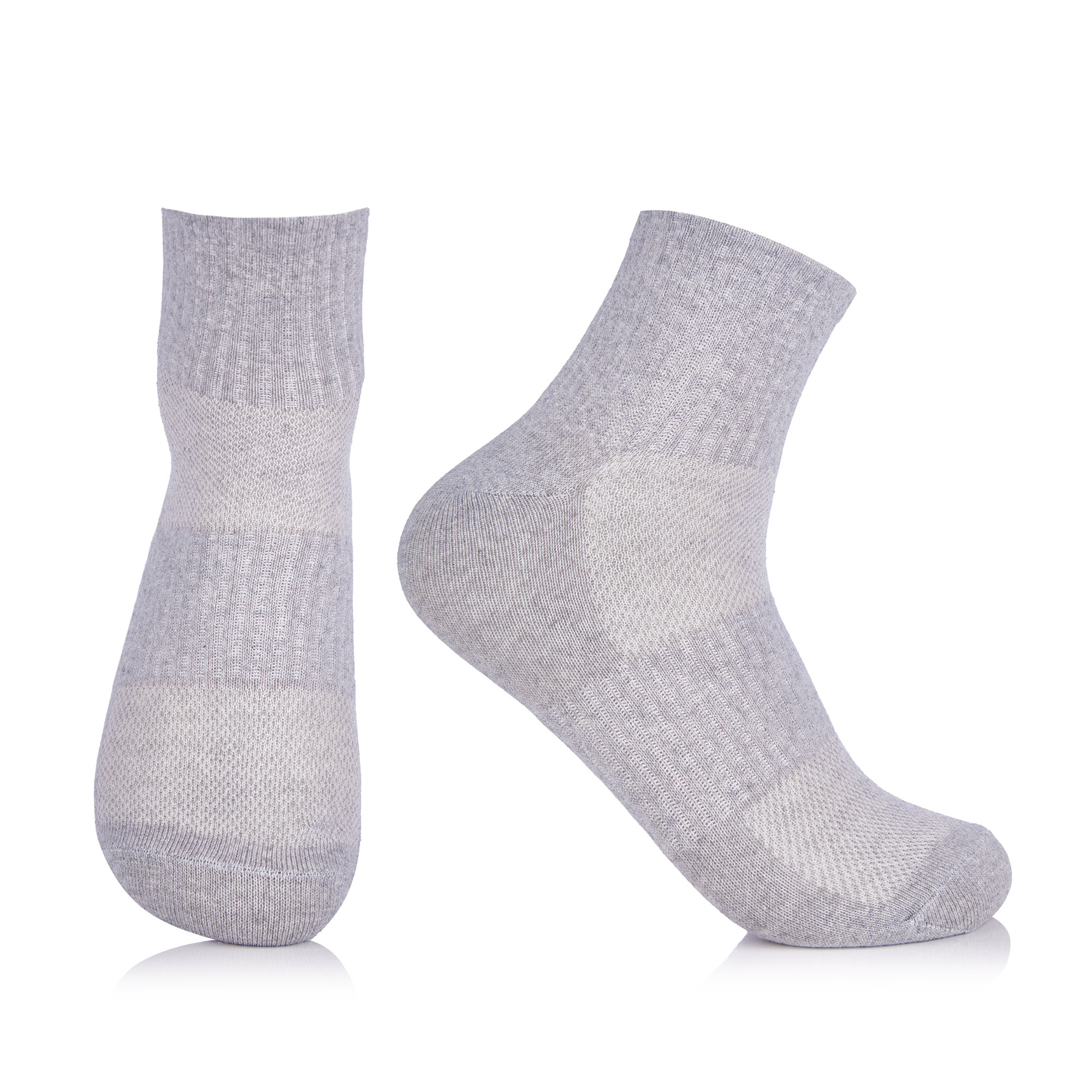 

Шкарпетки чоловічі AmiGO середні, сітка, спортивні, сірі, розмір 27