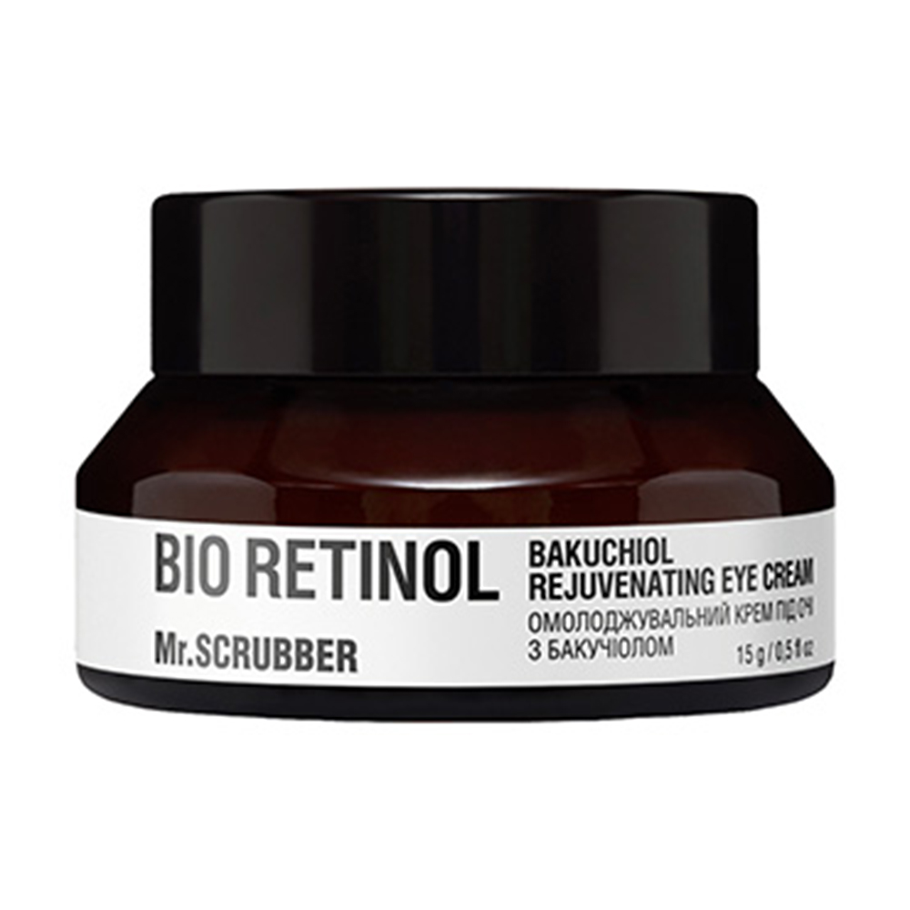 

Уцінка! Омолоджувальний крем під очі Mr.Scrubber Bio Retinol Eye Cream з бакучіолом, 15 г